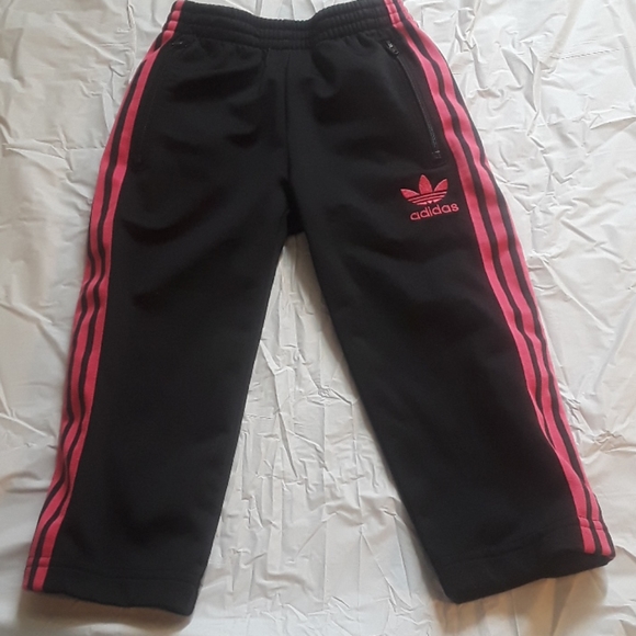 Adidas 2T black and pink stripes jumpsuit no offer - Picture 10 of 16